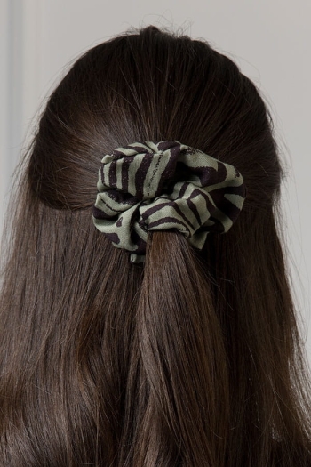 Gumka do włosów Zebra Khaki...