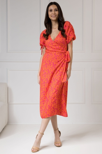 Sukienka damska Kelly Neon Flowers - WUALAA Women