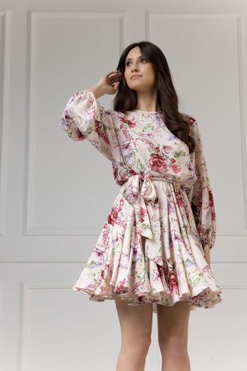 Sukienka damska INEZ Romantic Flowers - WUALAA Women