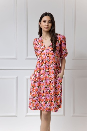 Sukienka damska Emily Floral Delight - WUALAA Women