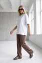 T-SHIRT LINNET OVERSIZE Silk White - Wualaa Women