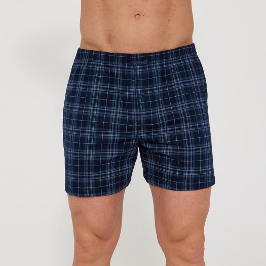 Bokserki męskie Cornette Comfort 008/339 w kratę – rozmiar 3XL-5XL