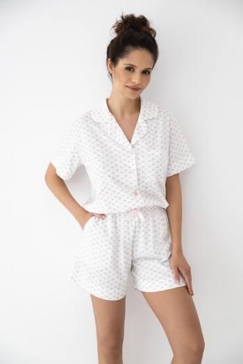 Piżama Sensis Leslie kr/r S-XL rozpinana