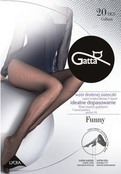 Rajstopy Gatta Funny 20 den 2-4 nero/czarny