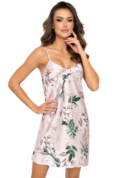 Koszula nocna z satyny Nelly - Donna