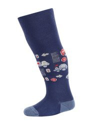 Rajstopy Gatta G18.N01 chłopięce wzorowane Cottonline 68-86 black