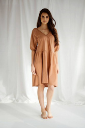 Koszula nocna do karmienia Megi/Karmel - Dolce Sonno