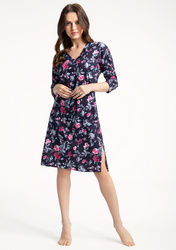 Koszula nocna bawełniana z rękawem 3/4 072 -  Luna