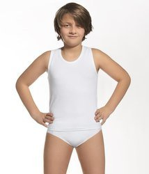Komplet Cornette Young Boy Slipy 134-164 biały