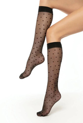 Podkolanówki damskie w serduszka stylove - Gatta