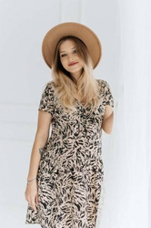 Koszula ciążowa i do karmienia rozpinana na napy Siena/Afryka - Dolce Sonno