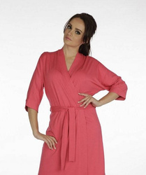 Szlafrok De Lafense 940, 942 Visa M-2XL damski burgund