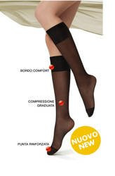 Podkolanówki Golden Lady Super Comfort 20 den nero