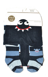 Rajstopy YO! do raczkowania art.RA 25 Boy 62-80 mix kolor