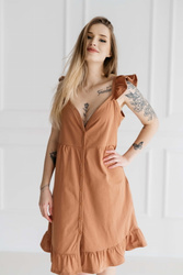 Koszula do karmienia Irma/Karmel - Dolce Sonno