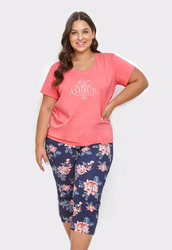 Piżama damska Joyce 2XL-3XL - Taro
