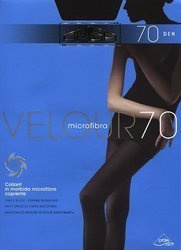 Rajstopy Omsa Velour 70 den 2-4 nero/czarny