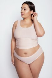 Figi Julimex Flexi-one Plus Size beżowy
