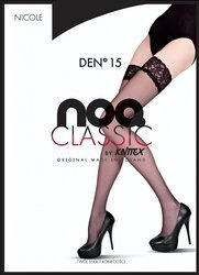 Pończochy Knittex Nicole 15 den 2-4 nero