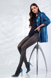 Rajstopy damskie połyskujące Again - Knittex