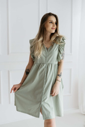 Koszula do karmienia Roma/Szałwia od polskiego producenta Dolce Sonno