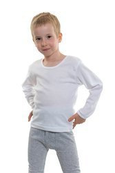 Koszulka Gucio długi rękaw 98-122 biały