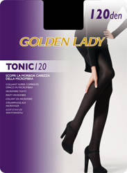 Rajstopy Golden Lady Tonic 120 den 2-5 nero/czarny
