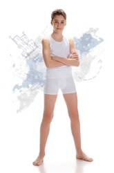 Komplet Cornette Young Boy 867/01 146-164 biały