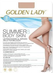 Rajstopy Golden Lady Summer Body Skin 8 den 2-4 dakar/odc.beżowego
