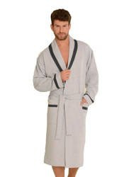 Szlafrok De Lafanse 564 Bruno M-2XL męski grafitowy