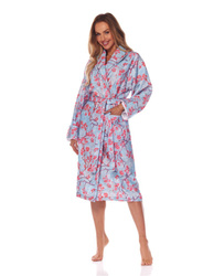 Szlafrok damski długi 2216 - L&L 2216 Fida