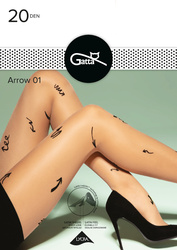 Rajstopy Gatta Arrow wz.01 20 den 2-4 daino