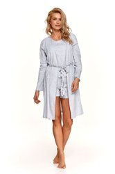 Szlafrok damski z prążka 2535 - Taro
