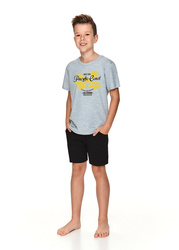 Piżama Taro Wadim 2749 kr/r 122-140 L22 szary jasny melanż