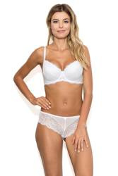 Biustonosz push-up Nipplex Wiki biały