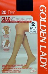 Podkolanówki Golden Lady Ciao 20 den daino/odc.beżowego