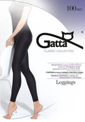 Legginsy Gatta Microfibra 100 den 5-XL nero/czarny