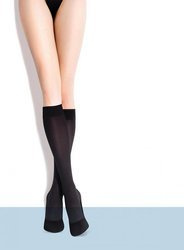 Podkolanówki Fiore Ula 60 den black/czarny