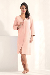 Szlafrok damski na zamek 214 - Luna 214