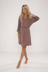 Szlafrok De Lafense 871 Visa S-2XL damski czekoladowy