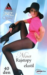 Rajstopy Inez Nina 40 den 4-XL beige