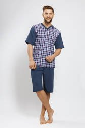 Piżama Gucio 727 kr/r S-2XL męska mix kolor-mix wzór