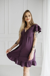 Koszula do karmienia Arica/Fiolet - Dolce Sonno