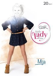 Rajstopy Gatta Little Lady Mija 20 den 116-158 bianco