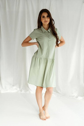 Koszula nocna do karmienia Stella/Szałwia - Dolce Sonno