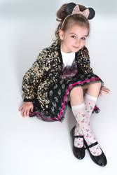 Podkolanówki Knittex Cherry  Pie 20 den bianco