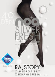 Rajstopy Knittex Silver Fresh 40 den 2-4 nero