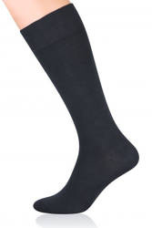 Podkolanówki Steven art.027 męskie Gładkie 42-46 czarny