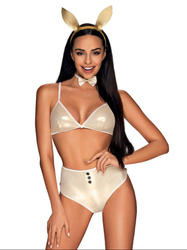 Komplet Obsessive Neo Goldes S-3XL złoty