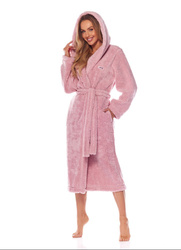 Szlafrok damski z kapturem L&L 2205 Brandi